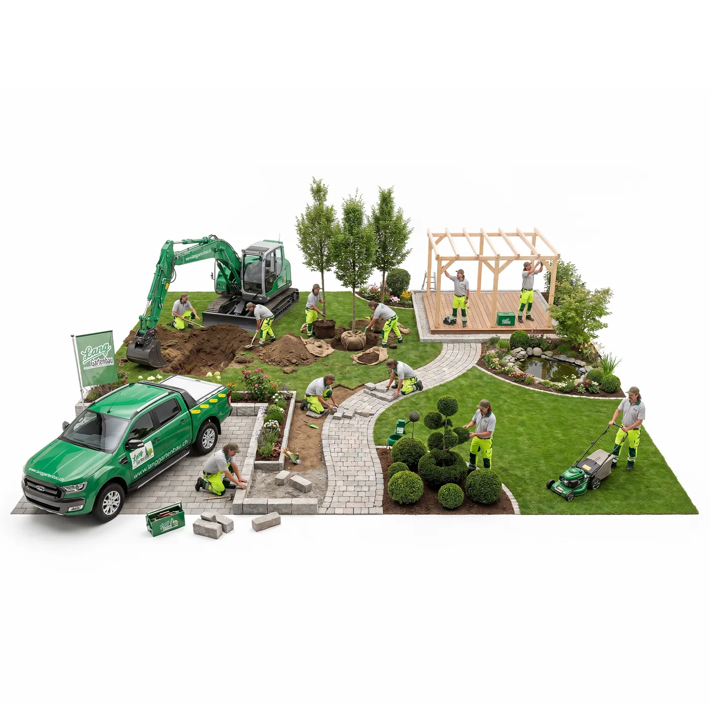 Lang Gartenbau — Garten- und Landschaftsbau in Reinach AG